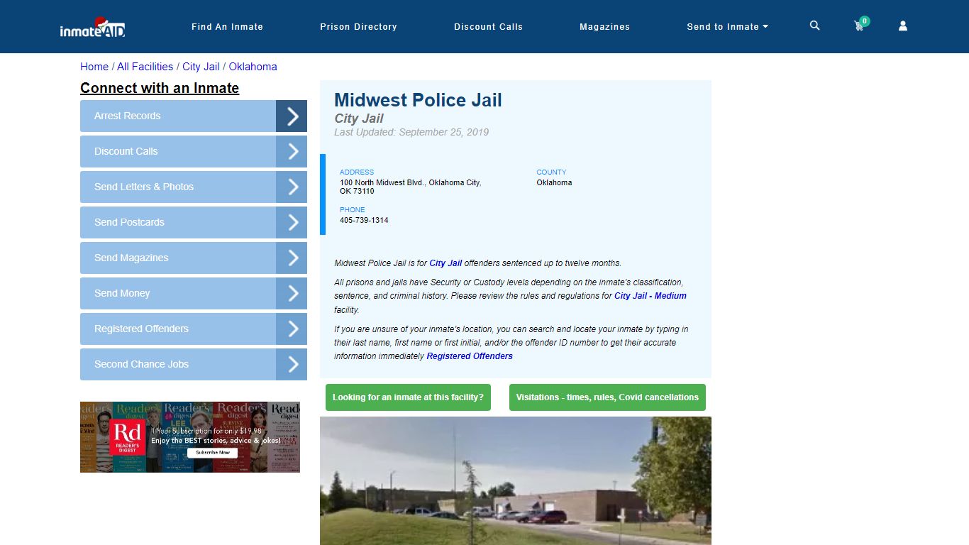 Midwest Police Jail | Inmate Locator